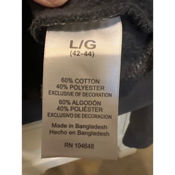 Penn State Gray Hoodie by KA Knights Apparel Men's Size Large PSU - Picture 5 of 5